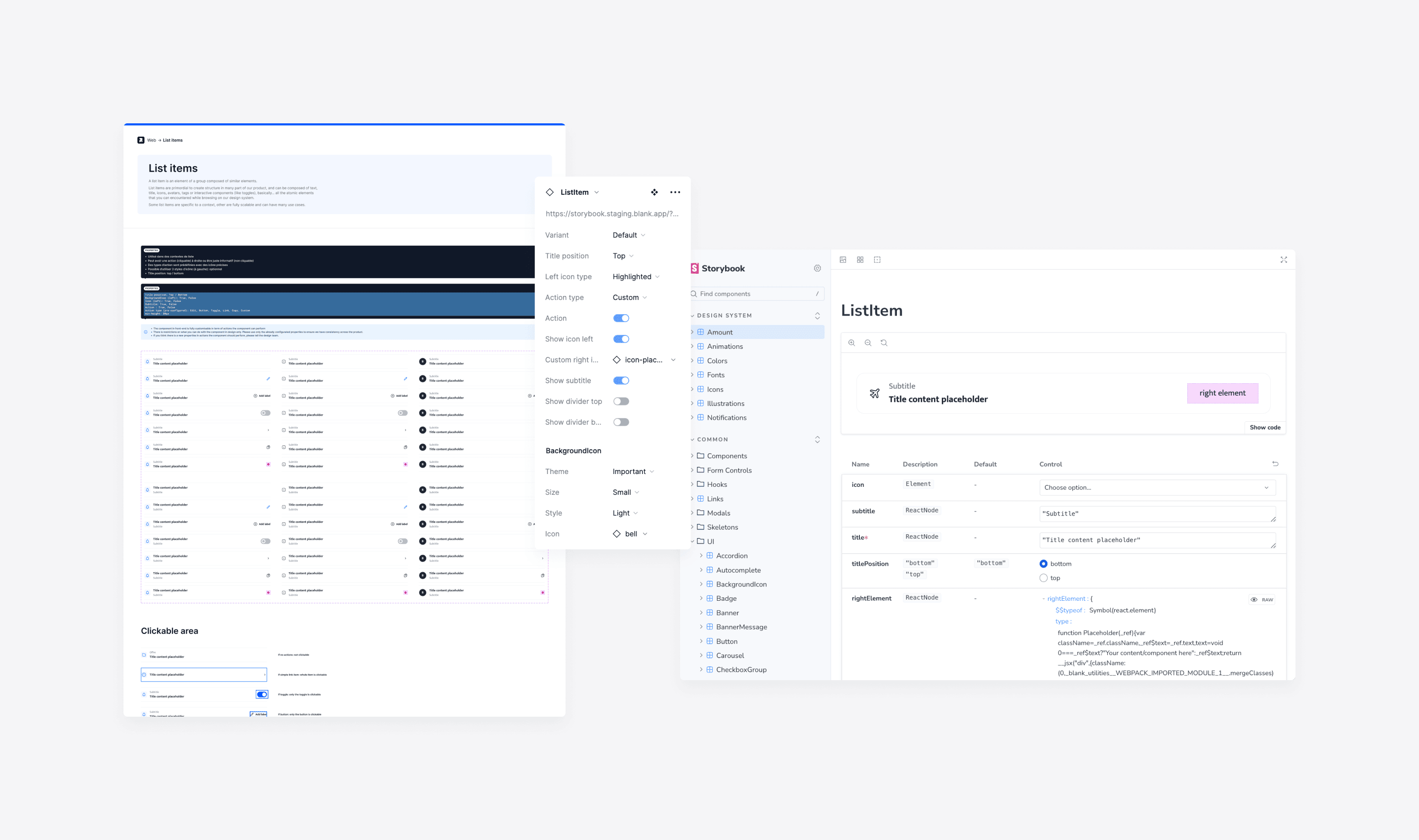 Blank app design system